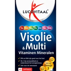 Lucovitaal Visolie&Multi 60 stuks