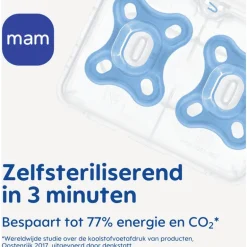 MAM Comfort Fopspenen 0-3 maanden Uni 2 stuks