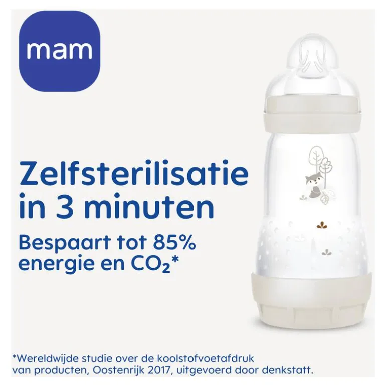 MAM Easy Start Anti-Colic Babyfles Lila 260 ML