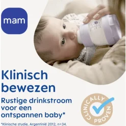 MAM Easy Start Anti-Colic Babyfles Lila 260 ML