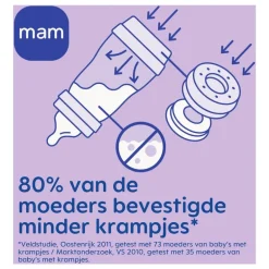 MAM Easy Start Anti-Colic Babyfles Blue 320 ML