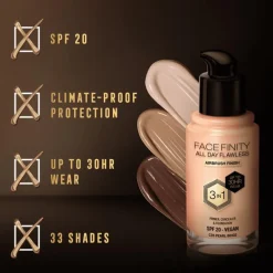 Max Factor Facefinity Foundation Pearl Beige/C35 30 ML
