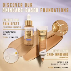 Max Factor Miracle Pure Serum Foundation 40-60 Light 30 ML