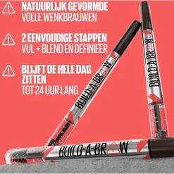 Maybelline New York BUILD A BROW Wenkbrauwpen/fixeergel 250 Blonde