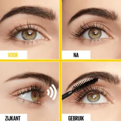 Maybelline New York Colossal Curl Bounce Waterproof Macara Very Black Mega Volume