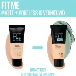 Maybelline New York Fit Me Matte + Poreless Foundation 102 Fair Ivory 30 ML
