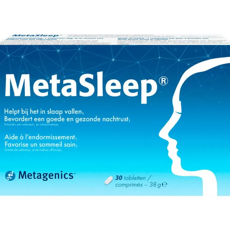 MetaSleep Mel NF 30 tabletten blister