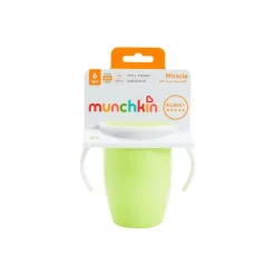Munchkin Miracle 360 Trainer Cup Groen met handgrepen
