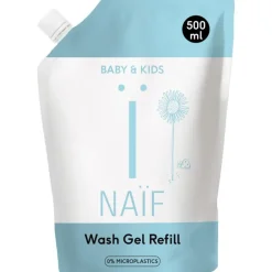 Naïf Baby & Kids Reinigende Wasgel Navulverpakking 500 ML