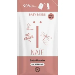 Naïf Babypoeder Refill Sachet 80 GR