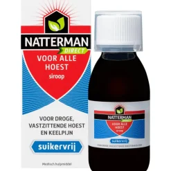 Natterman Direct Voor Alle Hoest Suikervrij Siroop 120ML