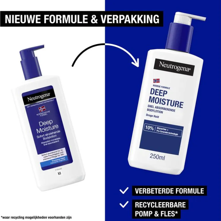 Neutrogena Noorse Formule Deep Moisture Bodylotion 250 ML