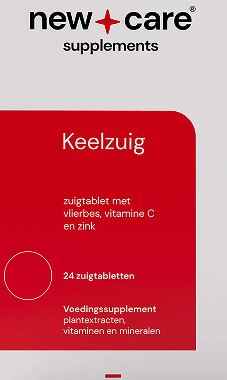 New Care Keelzuig Tabletten 24 stuks