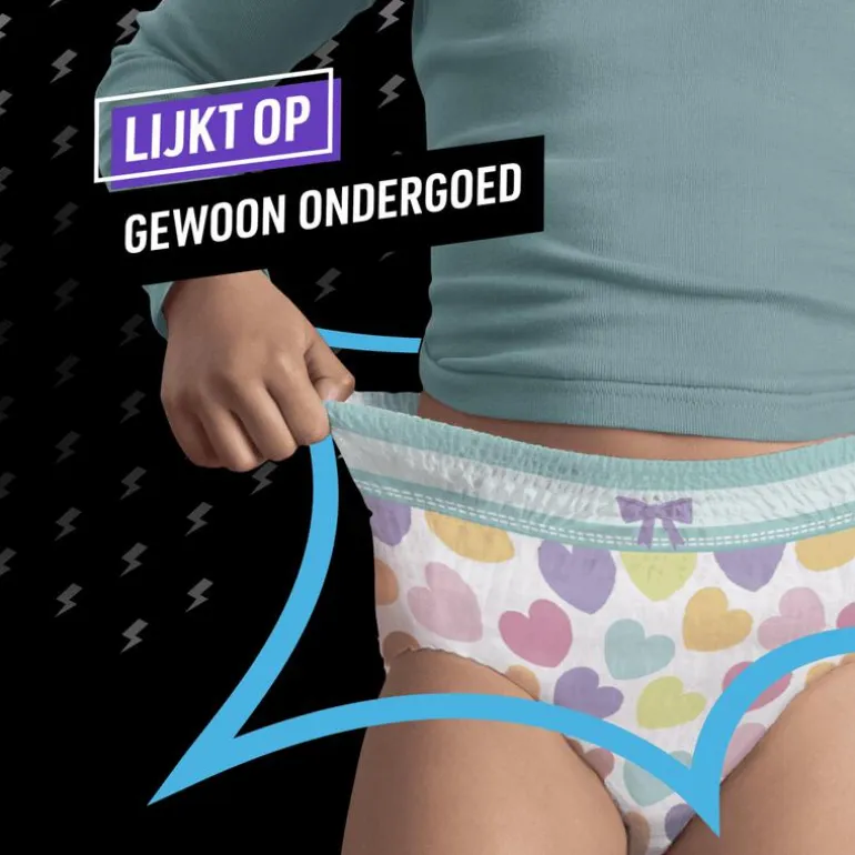 Ninjamas Pants Luierbroekjes Meisje Maat 7 4-7 Jaar 10 Stuks