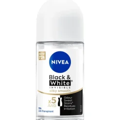 NIVEA Black & White Invisible Silky Smooth Deodorant Roller 50 ML