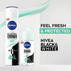 NIVEA Black & White Invisible Fresh Deodorant Spray 150 ML