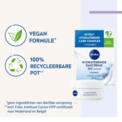 NIVEA Essentials 24u Hydraterende Dagcrème SPF30 Normale Huid 50 ML