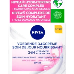 NIVEA Essentials 24u Voedende Dagcrème SPF 30 Droge Huid 50 ML