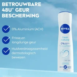 NIVEA Fresh Natural Deodorant Spray 150 ML