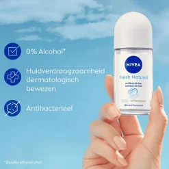 NIVEA Fresh Natural Deodorant Roller 50 ML