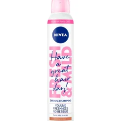 NIVEA Fresh Revive 3-In-1 Droogshampoo Donkerblond Haar 200 ML