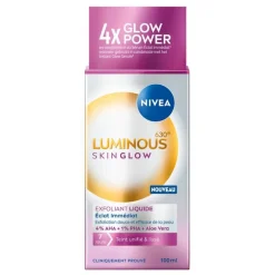NIVEA Luminous Skin Glow Liquid Refiner Exfoliant Gezichtsreiniger 100ML