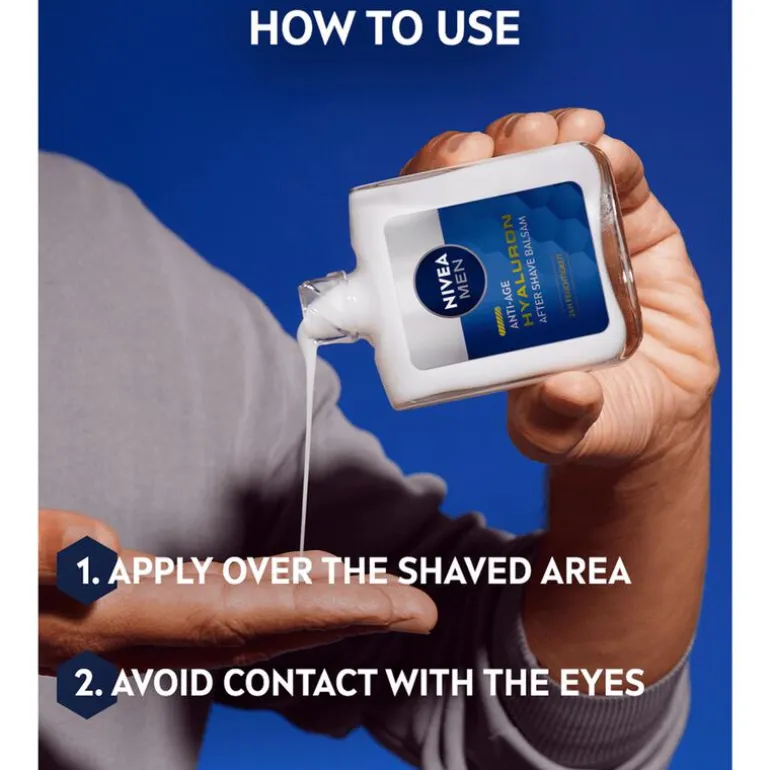 NIVEA MEN Active Age Hyaluron Aftershave Balsem Anti-Age 75 ML