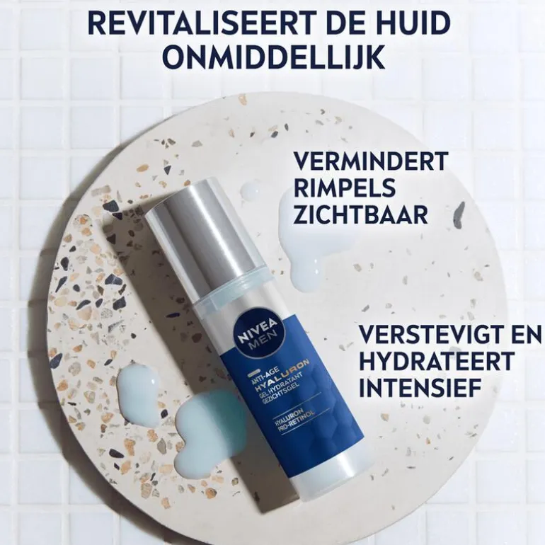 NIVEA MEN Active Ant-Age Hyaluron Hydraterende Gel 50ML