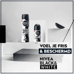 NIVEA MEN Black & White Invisible Original Deodorant Roller 50 ML