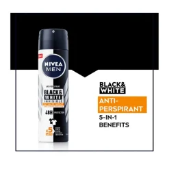NIVEA MEN Black & White Ultimate Impact Deodorant Spray 150 ML