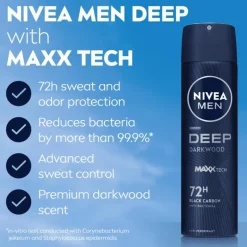 NIVEA MEN Deep Darkwood Deodorant Spray 150 ML