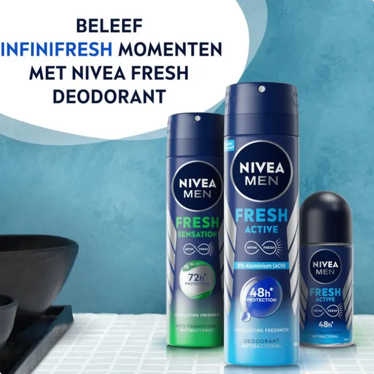 NIVEA MEN Fresh Active Deodorant Roller 50 ML