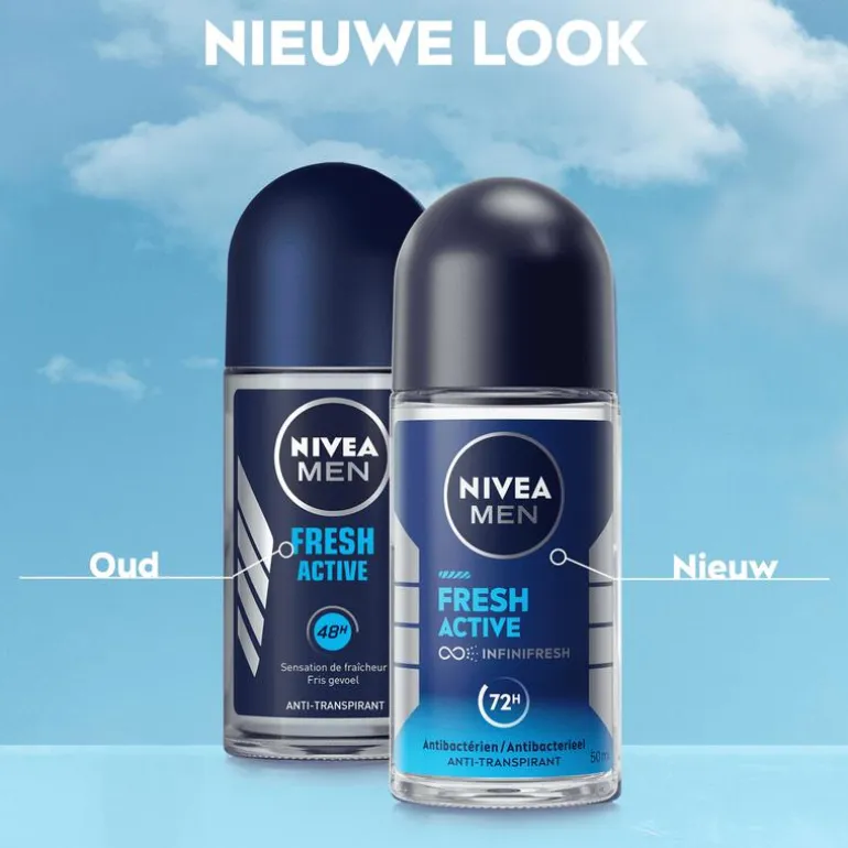 NIVEA MEN Fresh Active Deodorant Roller 50 ML
