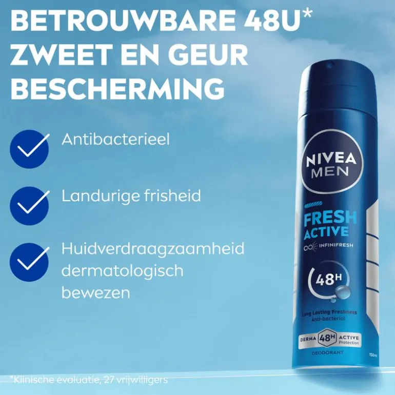 NIVEA MEN Fresh Active Deodorant Spray 200 ML