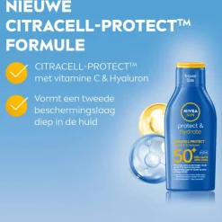 NIVEA SUN Protect & Hydrate Travel Size Zonnemelk SPF50+ 100 ML