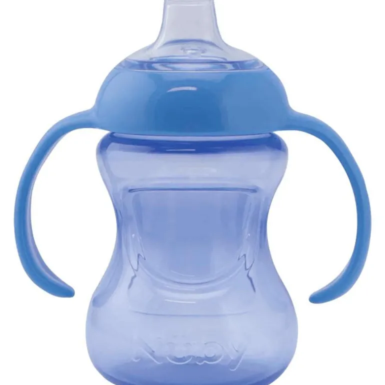 Nuby Mini Easy Grip Drinkbeker Handvaten Blauw 4 Maanden 150 ML