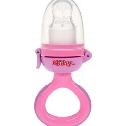 Nuby Siliconen Nibbler - 6m+ - Roze