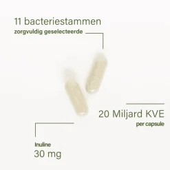 Nupure probaflor - Probiotica complex, hooggedoseerd met inulin, 30 capsules