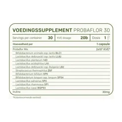 Nupure probaflor - Probiotica complex, hooggedoseerd met inulin, 30 capsules