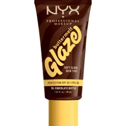 NYX Professional Makeup Buttermelt Glaze Skin Tint SPF 30 10 Chocolate Butta