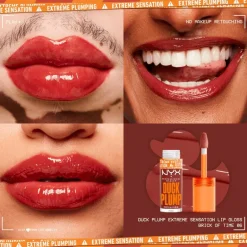 NYX Professional Makeup Duck Plump Lip Plumping Laquer Lipgloss 6 Brick Of Time