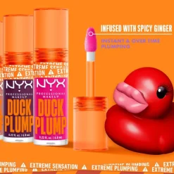 NYX Professional Makeup Duck Plump Lip Plumping Laquer Lipgloss 9 Strike A Rose