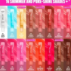 NYX Professional Makeup Jelly Job Lipgloss 01 Just Jelly Transparant