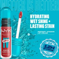 NYX Professional Makeup Lip IV Hydraterende Lipgloss Hydra Honey