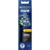 Oral-B Cross Action Opzetborstels Zwart - 4 Stuks