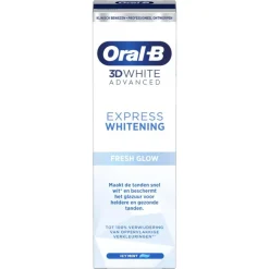 Oral-B 3D White Advanced Express Whitening Fresh Glow Tandpasta - 75ML