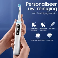 Oral-B iO 6 Wit & Roze 2 Elektrische Tandenborstels By Braun