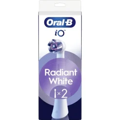 Oral-B iO Radiant White Opzetborstels Wit 2 Stuks