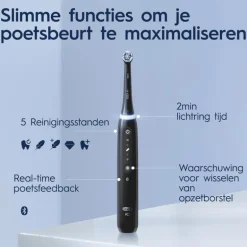 Oral-B iO 5S Duo Zwart & Wit 2 Elektrische Tandenborstels