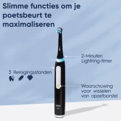 Oral-B iO 3S Zwart Elektrische Tandenborstel